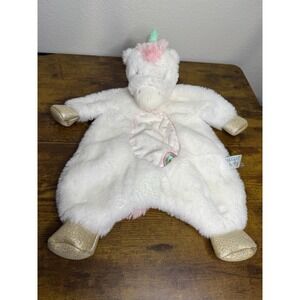 Baby Emilie Unicorn Shlumpie Plush Cuddly Lovey Douglas Toys White Pink